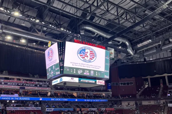 Iowa Wild Local 3 Jumbo Tron Ad